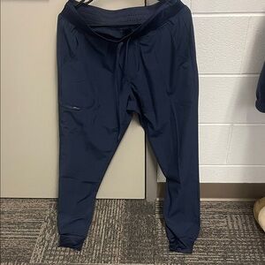 Navy blue scrub pants